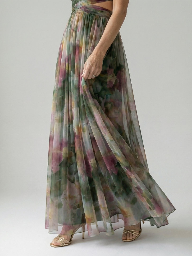 Women's V-Neck Maxi Dress