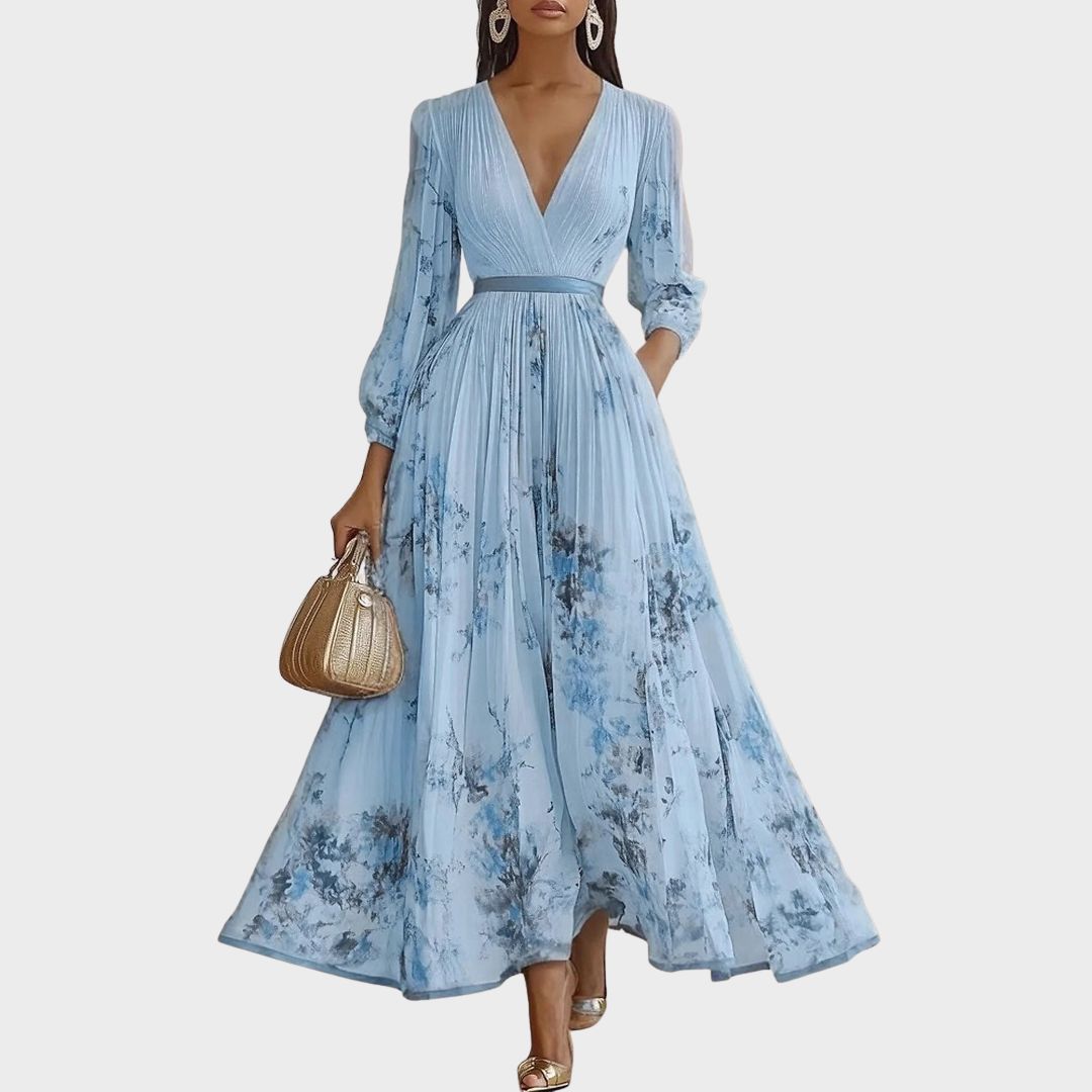 Women's V-Neck Maxi Dress