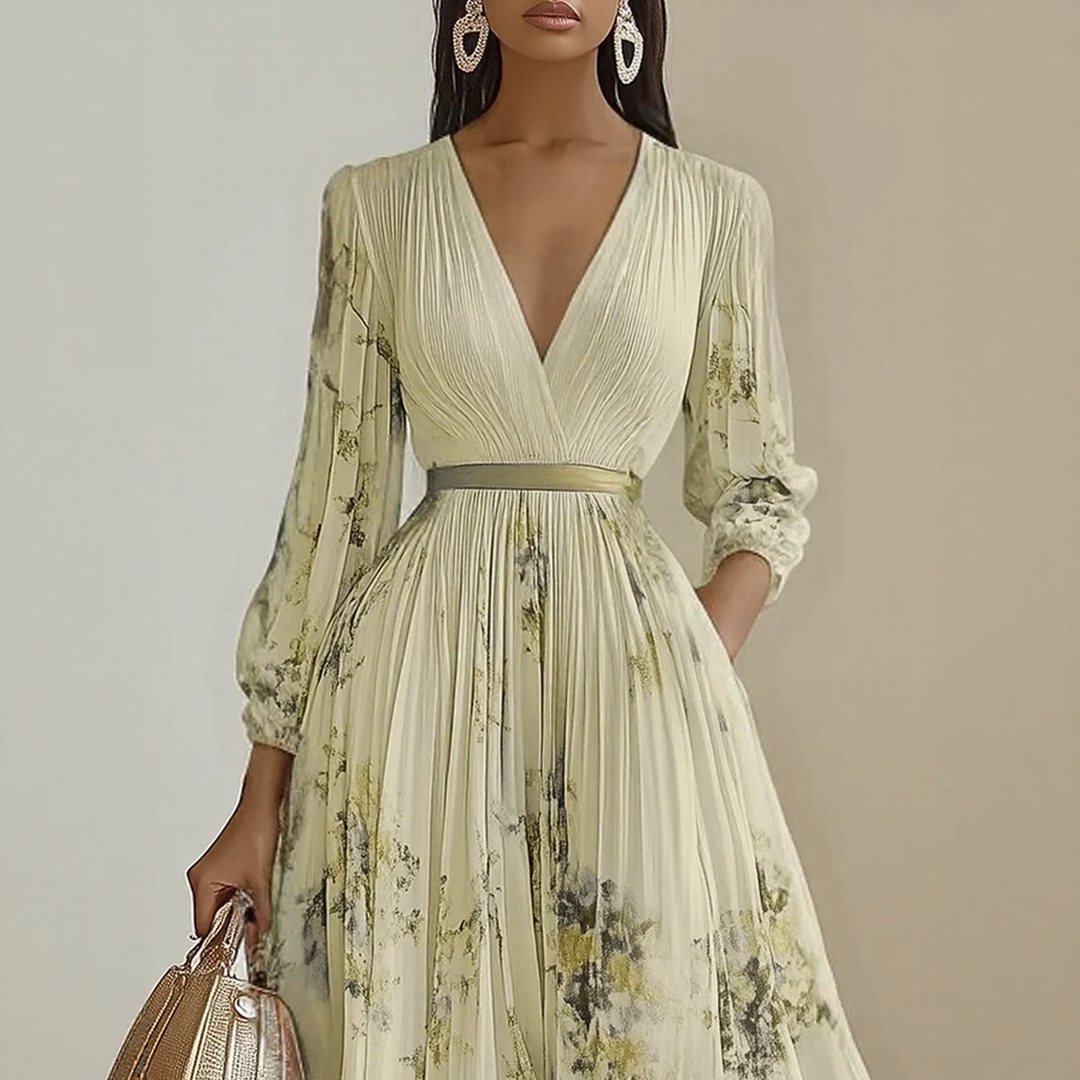 Women's V-Neck Maxi Dress
