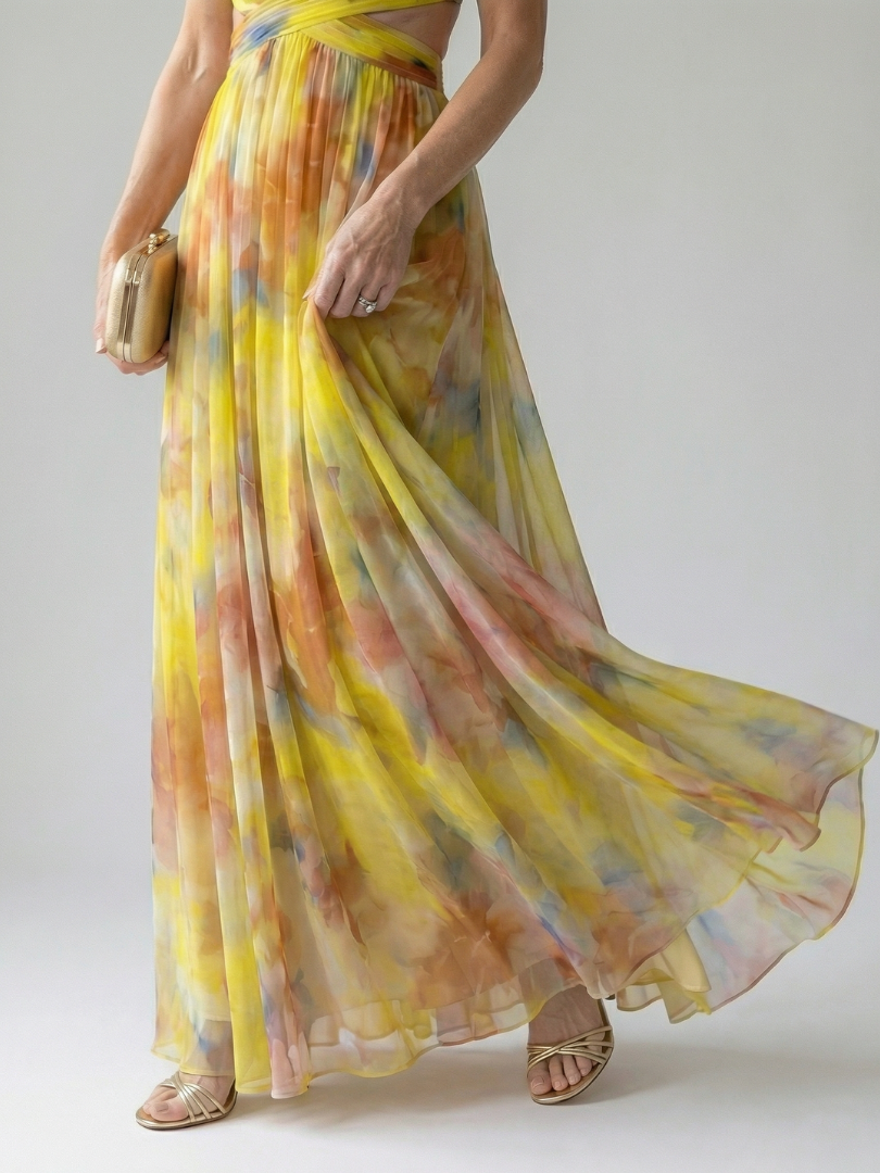 Women's V-Neck Maxi Dress