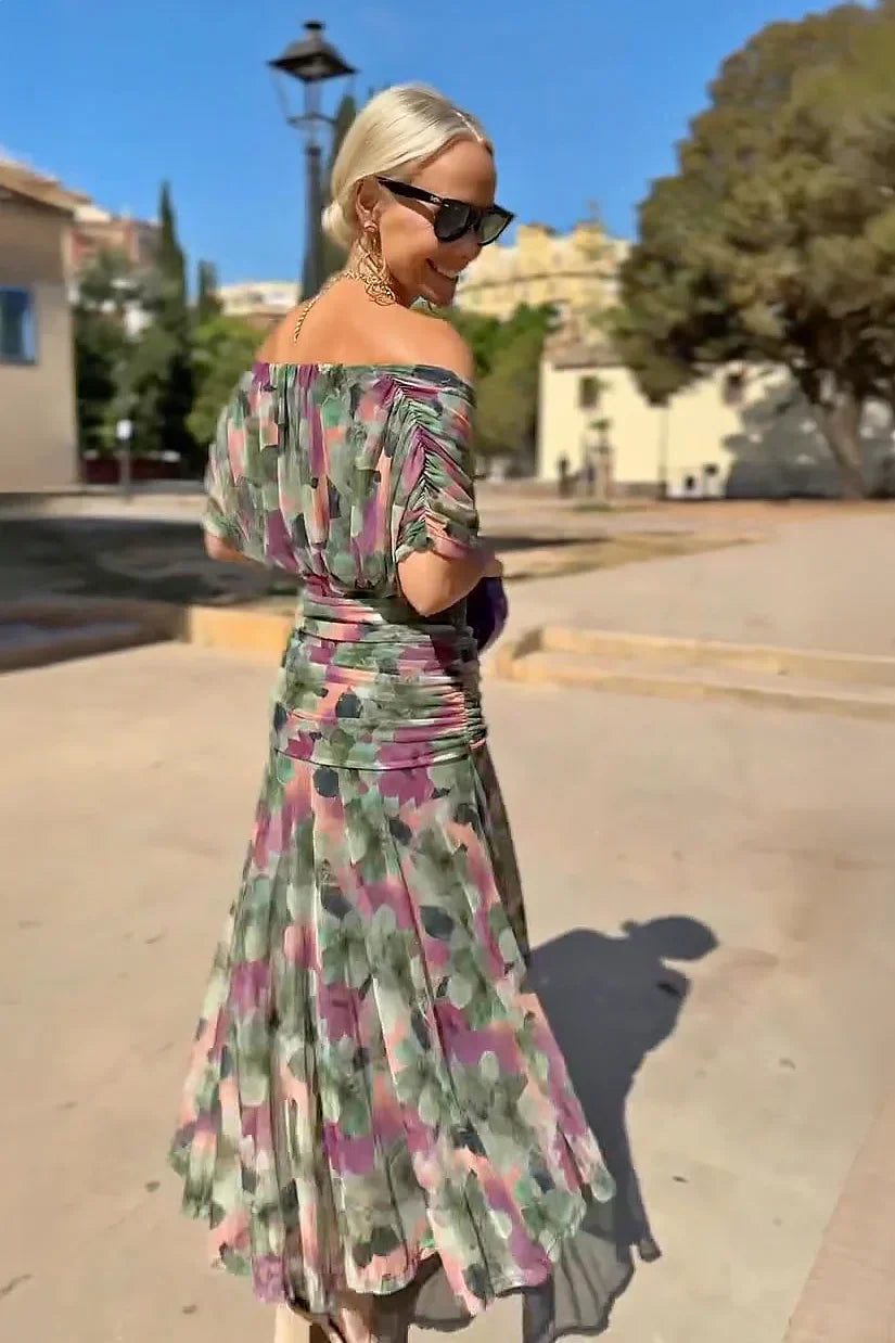 Women's V-Neck Maxi Dress