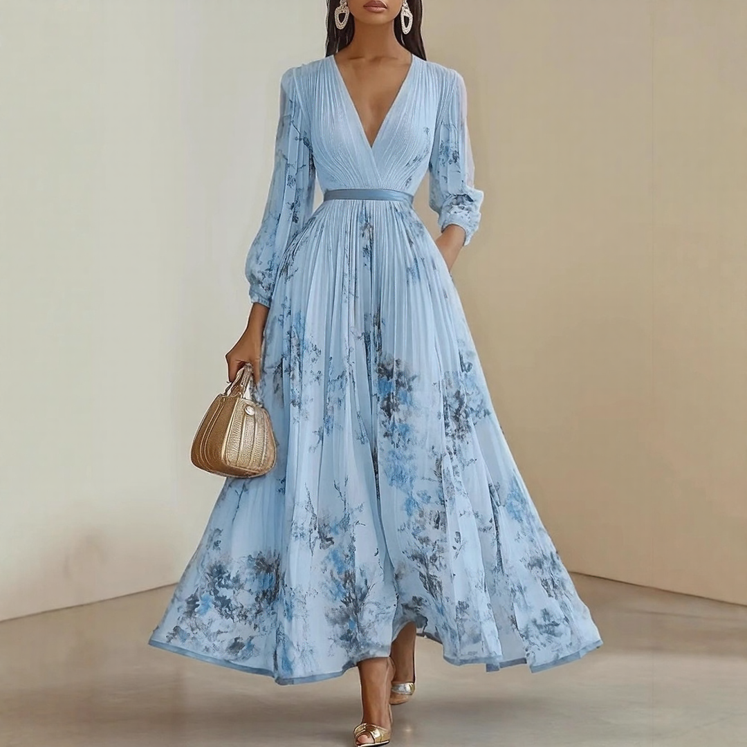 Women's V-Neck Maxi Dress