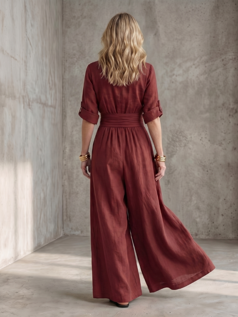 Women's V-Neck Wrap Maxi Dress
