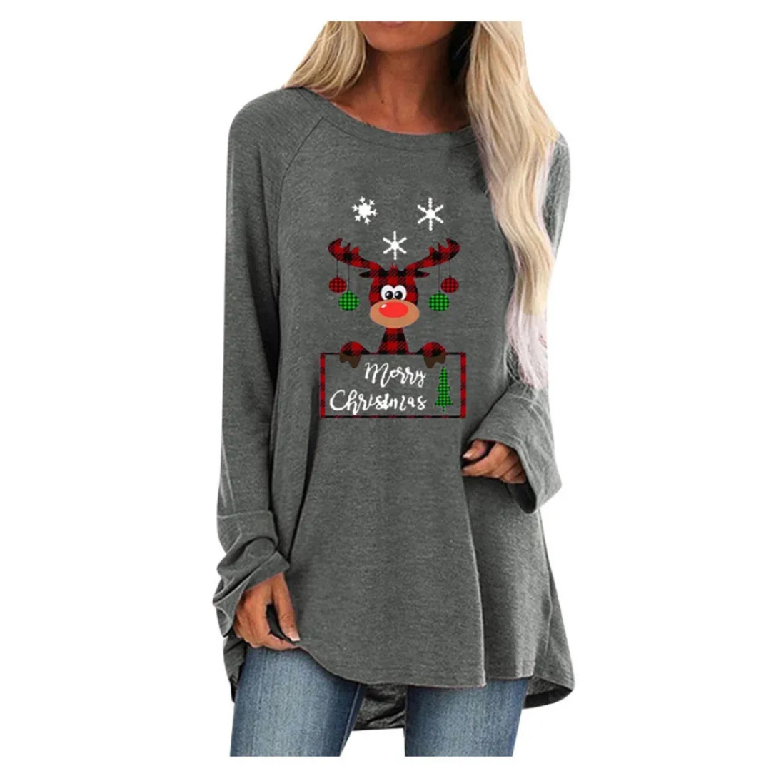 Women's Warm Knit Festive Longline Sweater