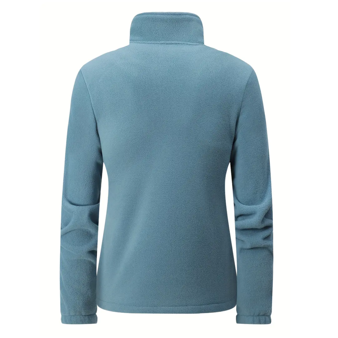 Women's Warm Outdoor Fleece Jacket with Plush Lining
