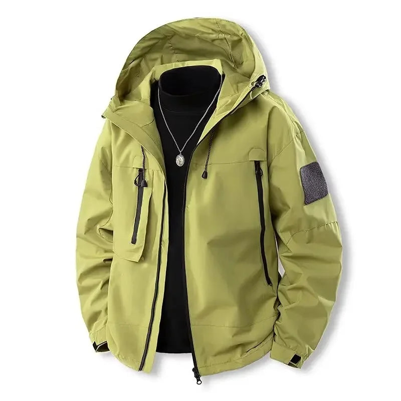 Women's Water-Resistant Hooded Softshell Zip-Up Jacket