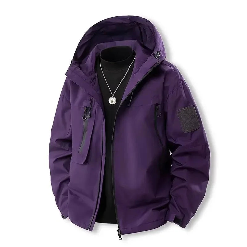 Women's Water-Resistant Hooded Softshell Zip-Up Jacket