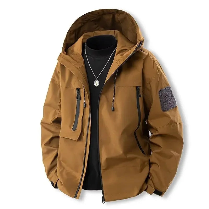 Women's Water-Resistant Hooded Softshell Zip-Up Jacket