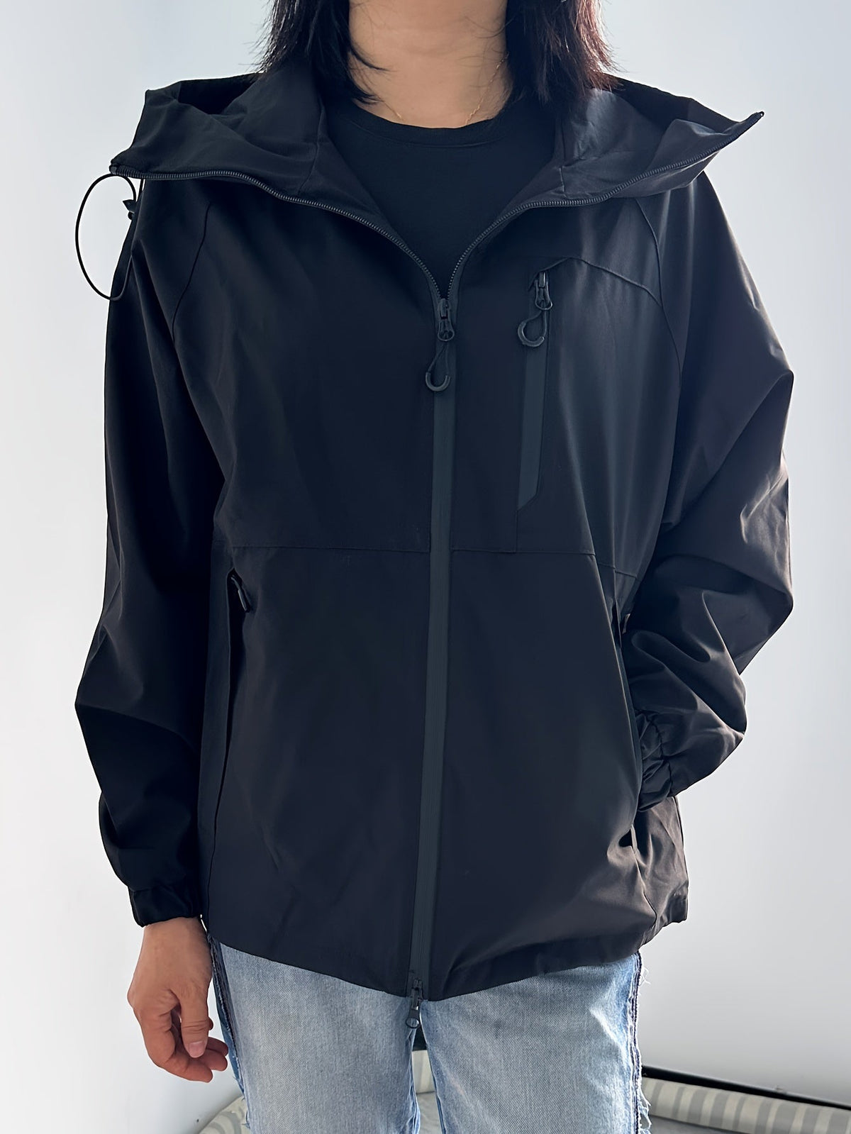 Women's Waterproof Breathable Outdoor Rain Jacket