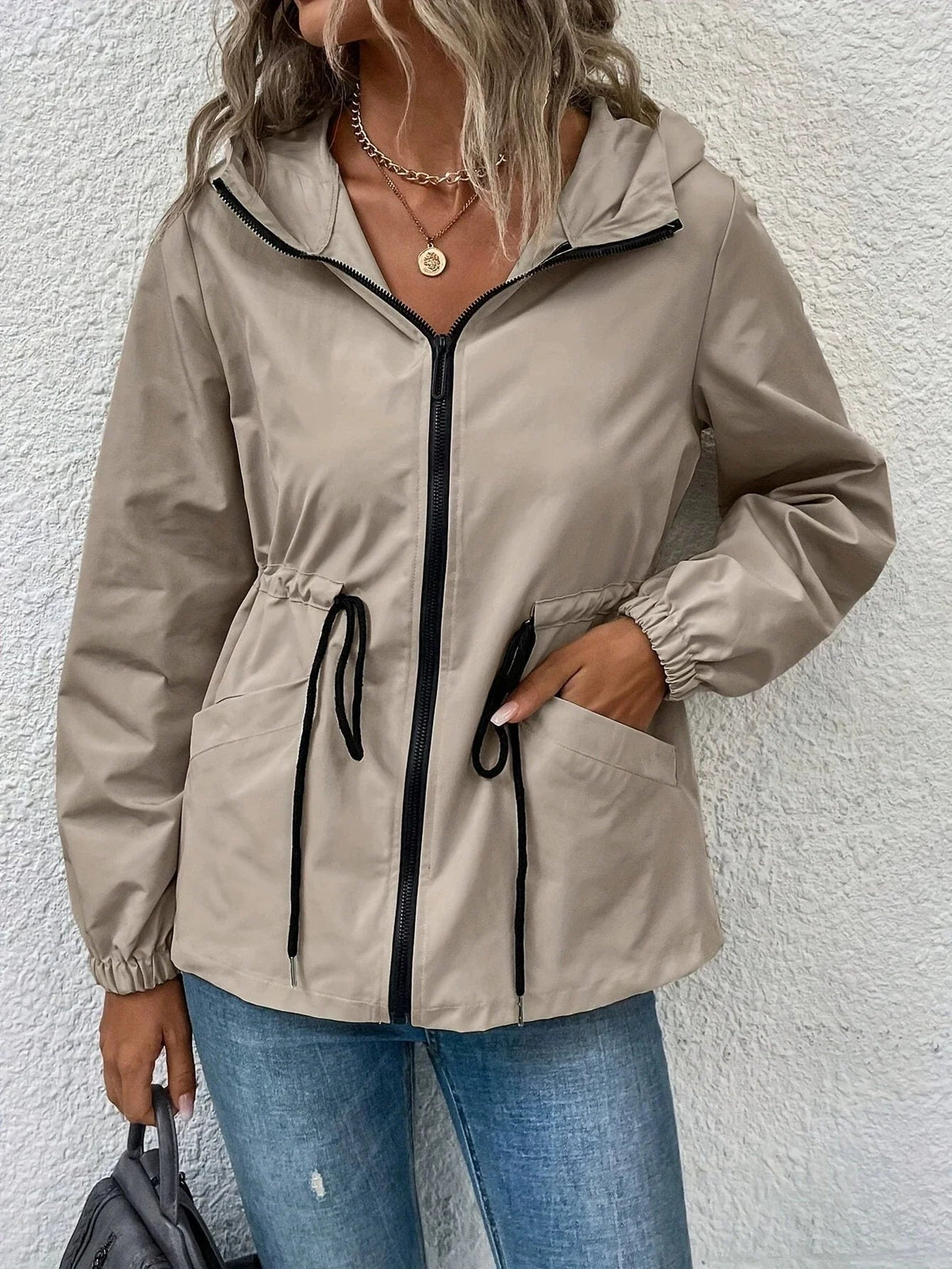 Women's Waterproof Outdoor Jacket for Spring, Autumn, and Winter