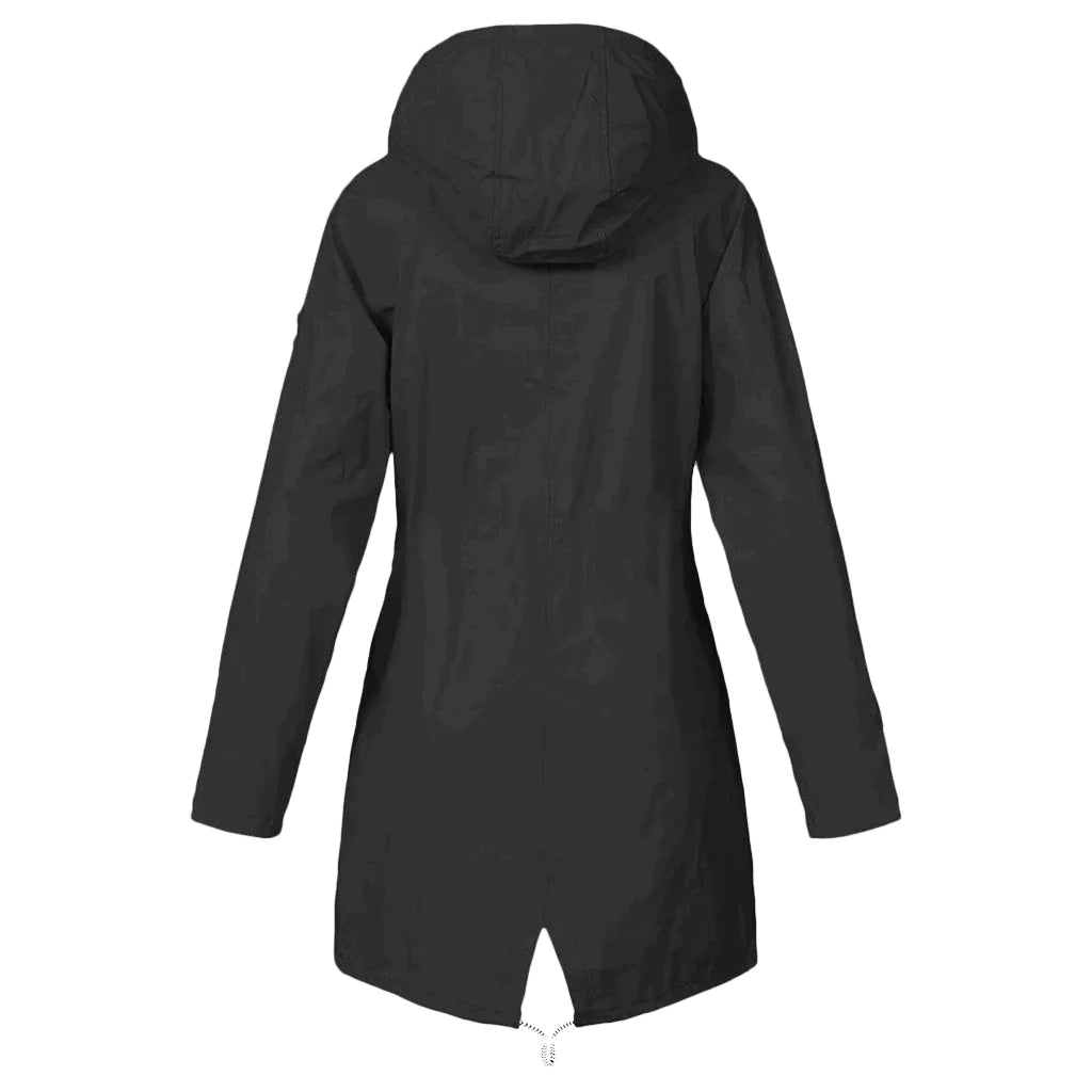 Women's Waterproof Raincoat with Adjustable Hood