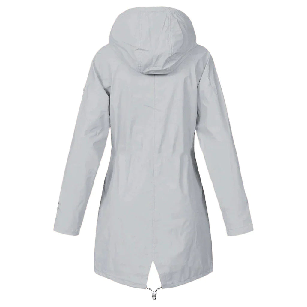 Women's Waterproof Raincoat with Adjustable Hood
