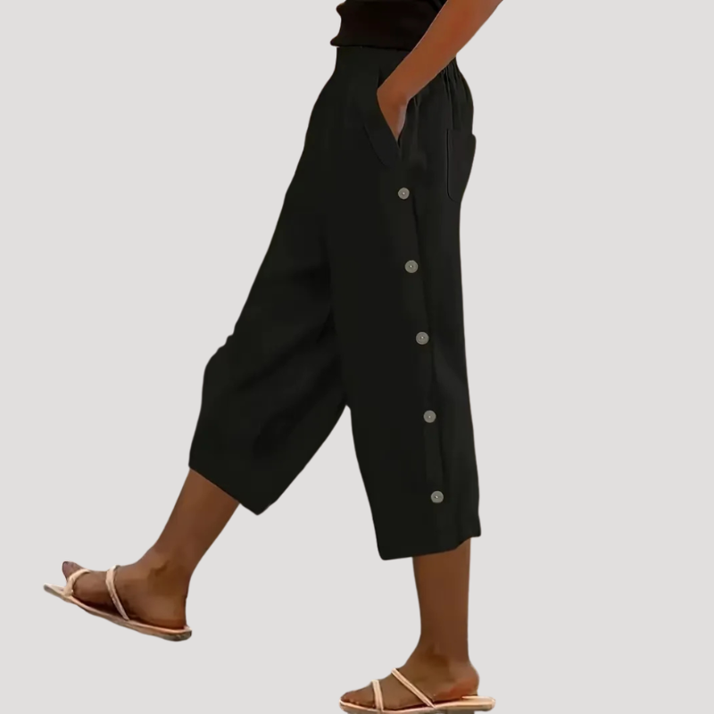 Women's Wide-Leg Capri Pants