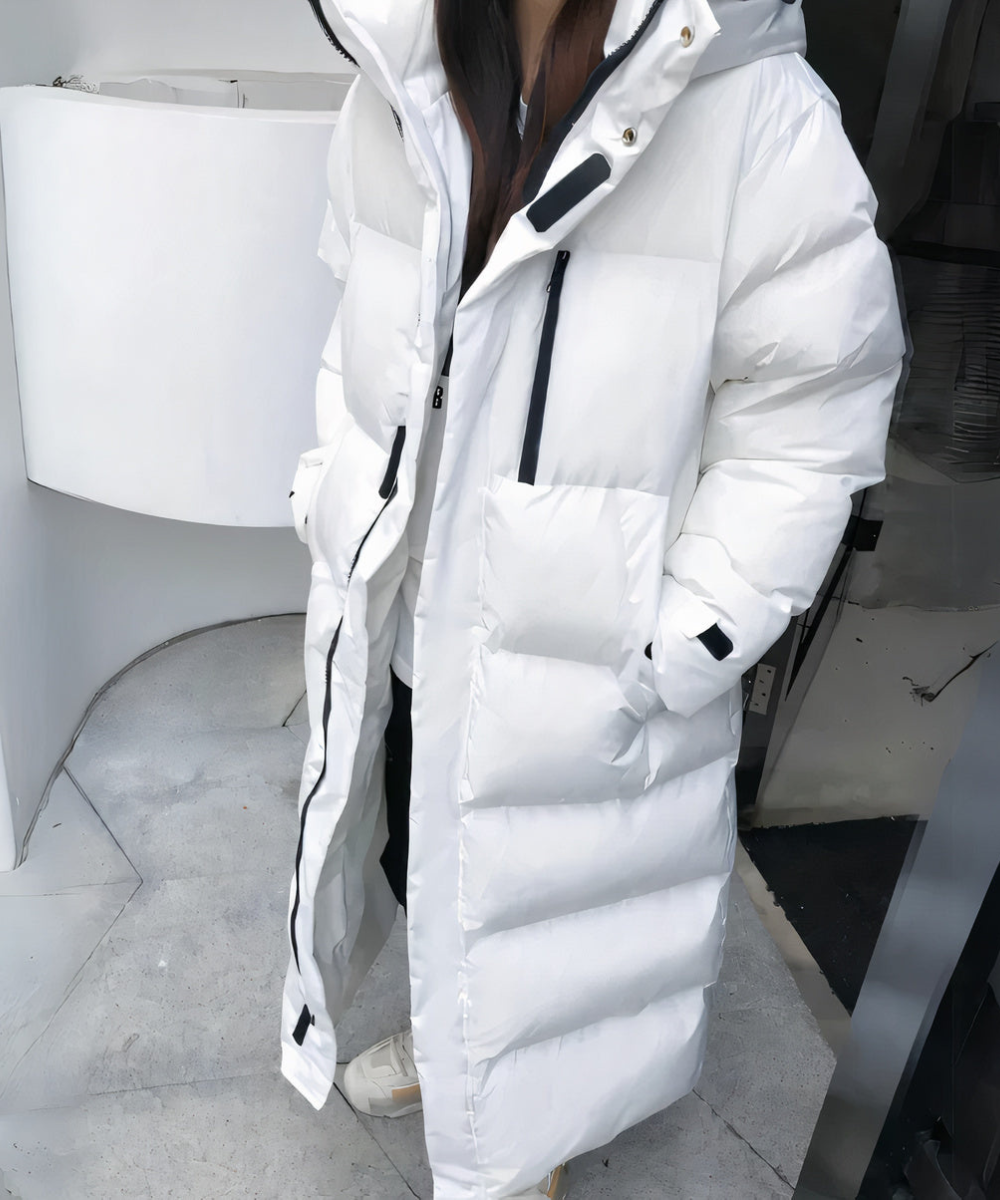 Women's Winter Jacket - Long, Warm and Water-Repellent