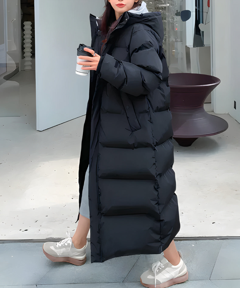 Women's Winter Jacket - Long, Warm and Water-Repellent