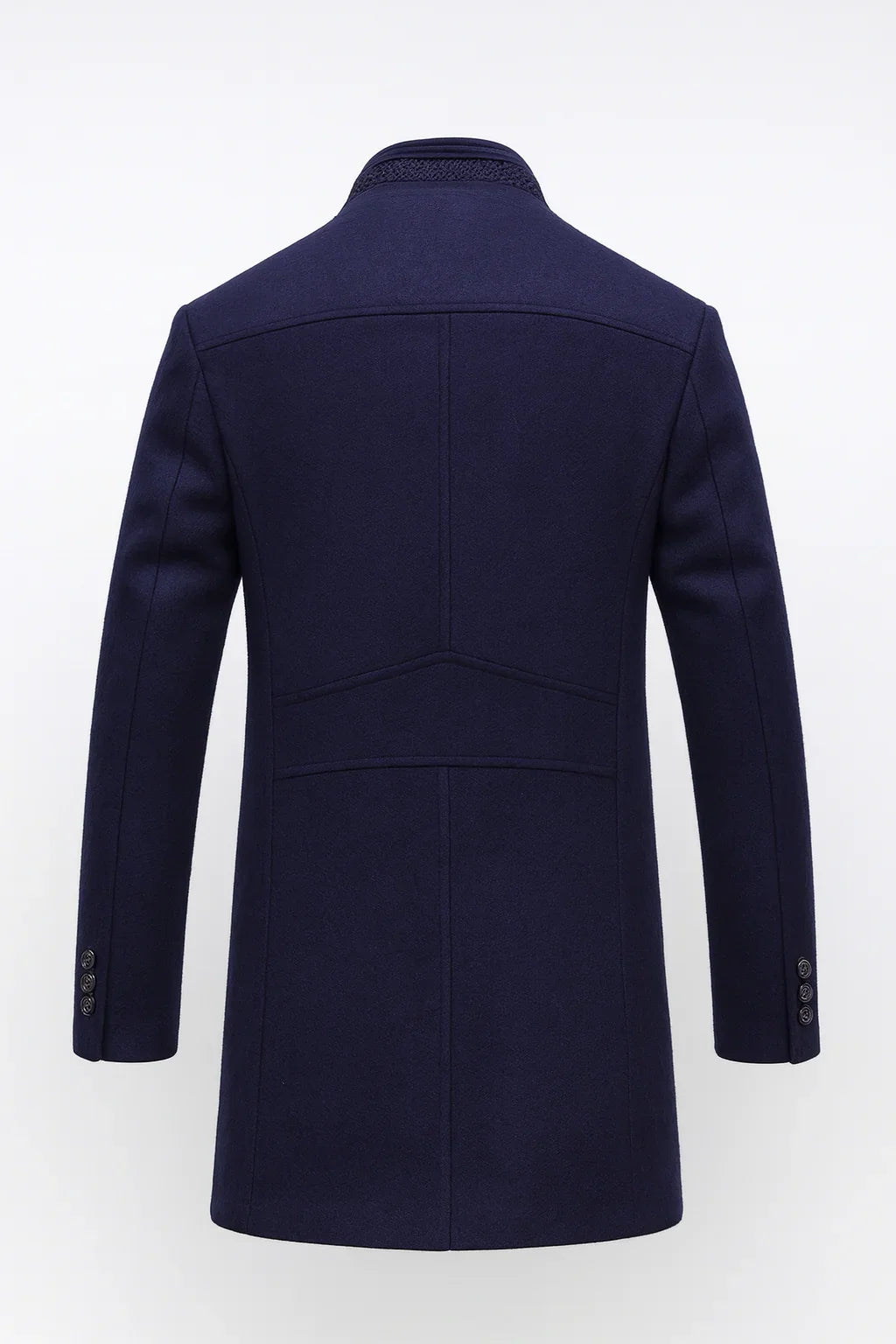 Women's Wrinkle-Resistant Wool-Blend Winter Coat – Modern Straight Fit in Multicolor Design