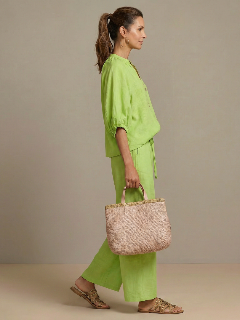 Women's Zip-Neck Two Piece Set
