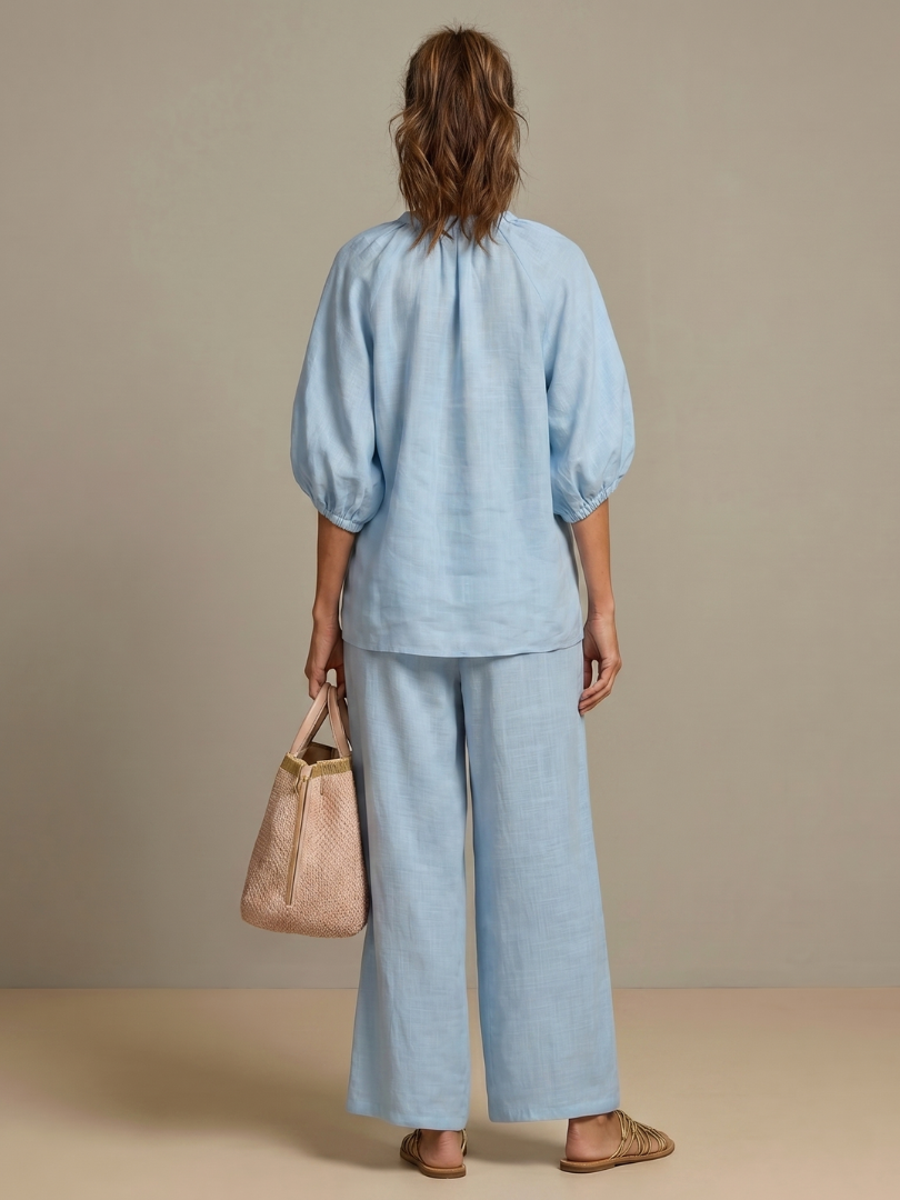 Women's Zip-Neck Two Piece Set
