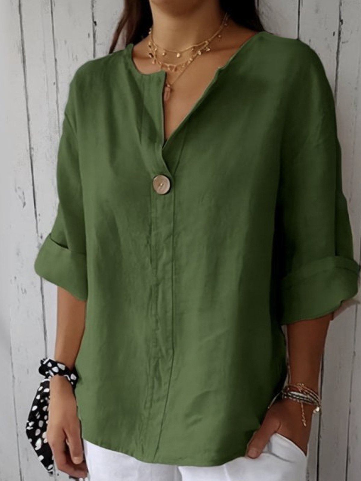 Image of Women's Button-Down Blouse