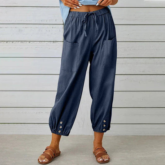 Image of Women's Cropped Harem Pants