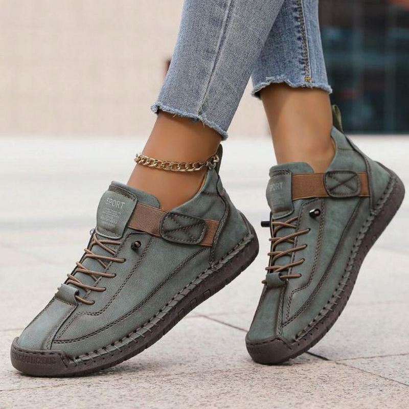 Image of Women's Lace-Up Ankle Sneakers