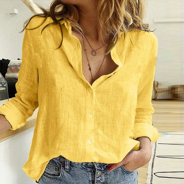 Image of Women's Long Sleeve Button-Down Blouse