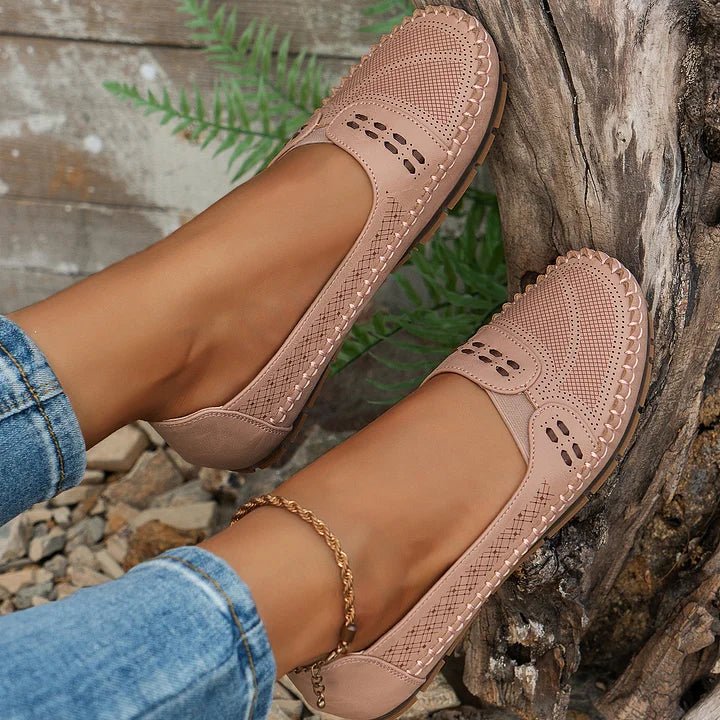 Image of Women's Perforated Slip-On Loafers