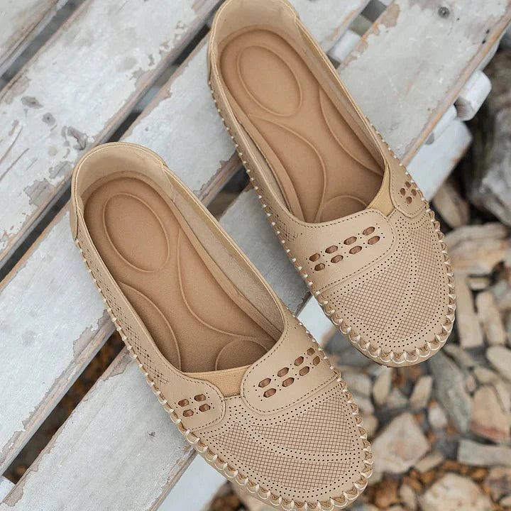 Image of Women's Perforated Slip-On Loafers