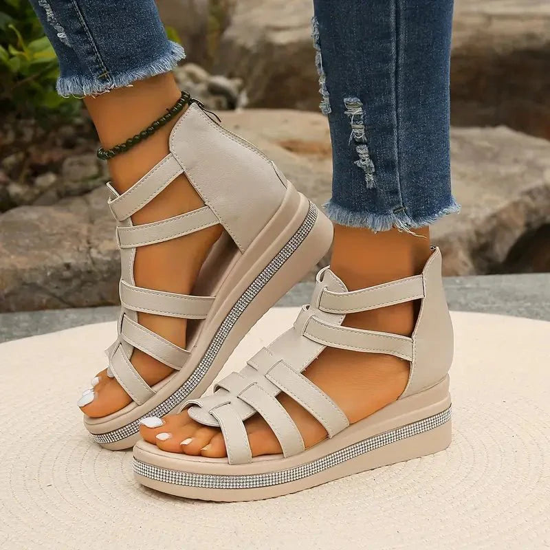 Image of Women's Platform Gladiator Sandals