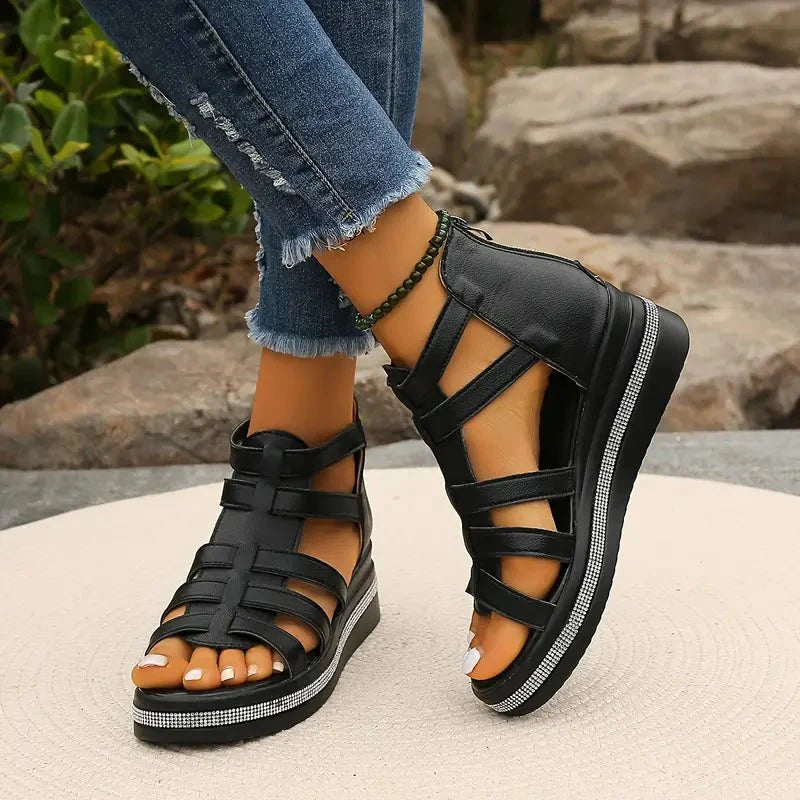 Image of Women's Platform Gladiator Sandals