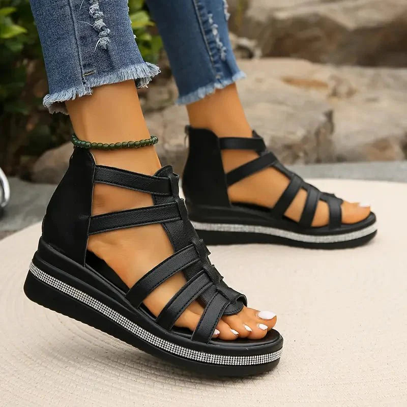 Image of Women's Platform Gladiator Sandals