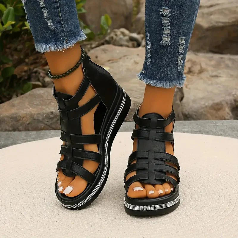 Image of Women's Platform Gladiator Sandals