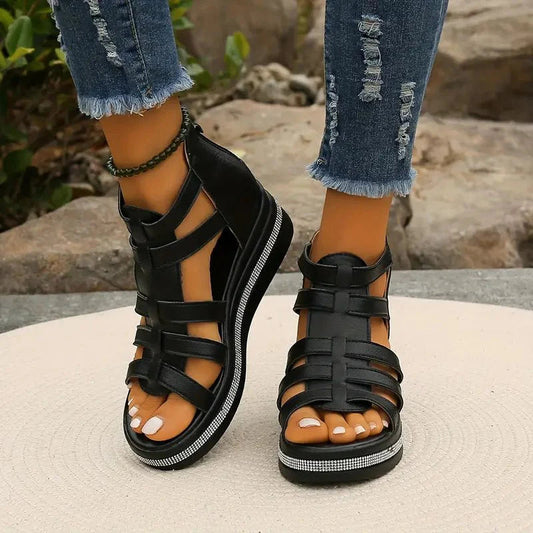 Image of Women's Platform Gladiator Sandals