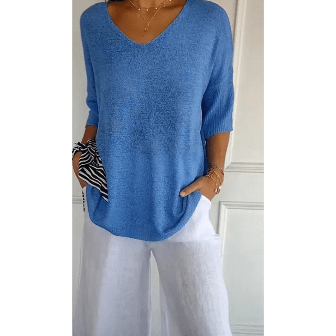 Image of Women's V-Neck Blouse