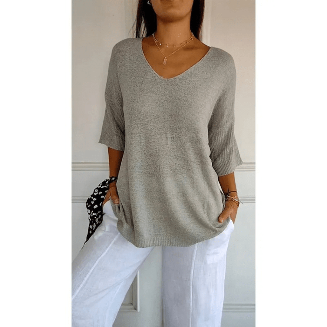 Image of Women's V-Neck Blouse