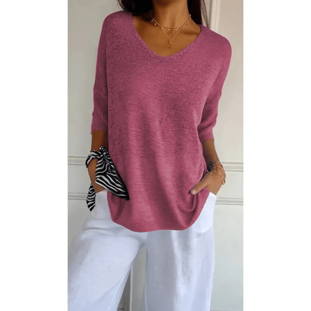 Image of Women's V-Neck Blouse
