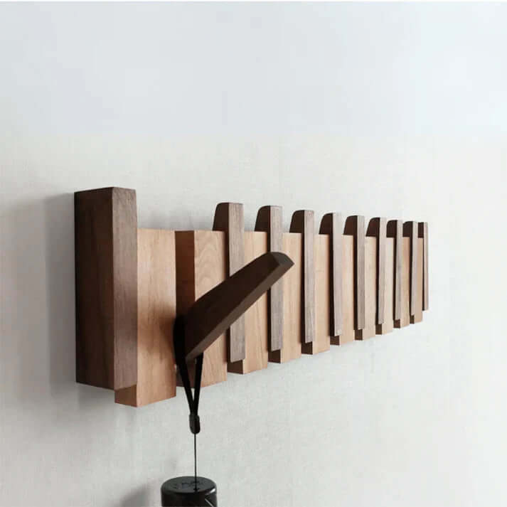 Wooden Piano Coat Rack for the Entrance