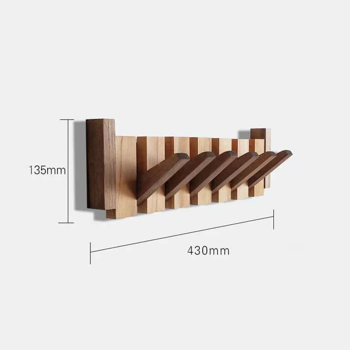 Wooden Piano Coat Rack for the Entrance