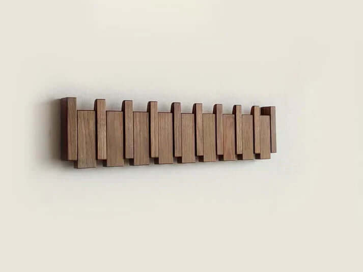 Wooden Piano Coat Rack for the Entrance