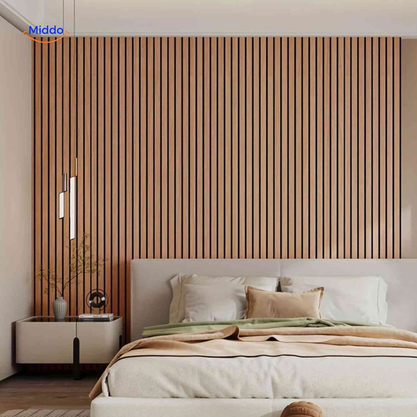 Woodline™ Wall Panels | 3D Effect, Wood Texture, Self-Adhesive