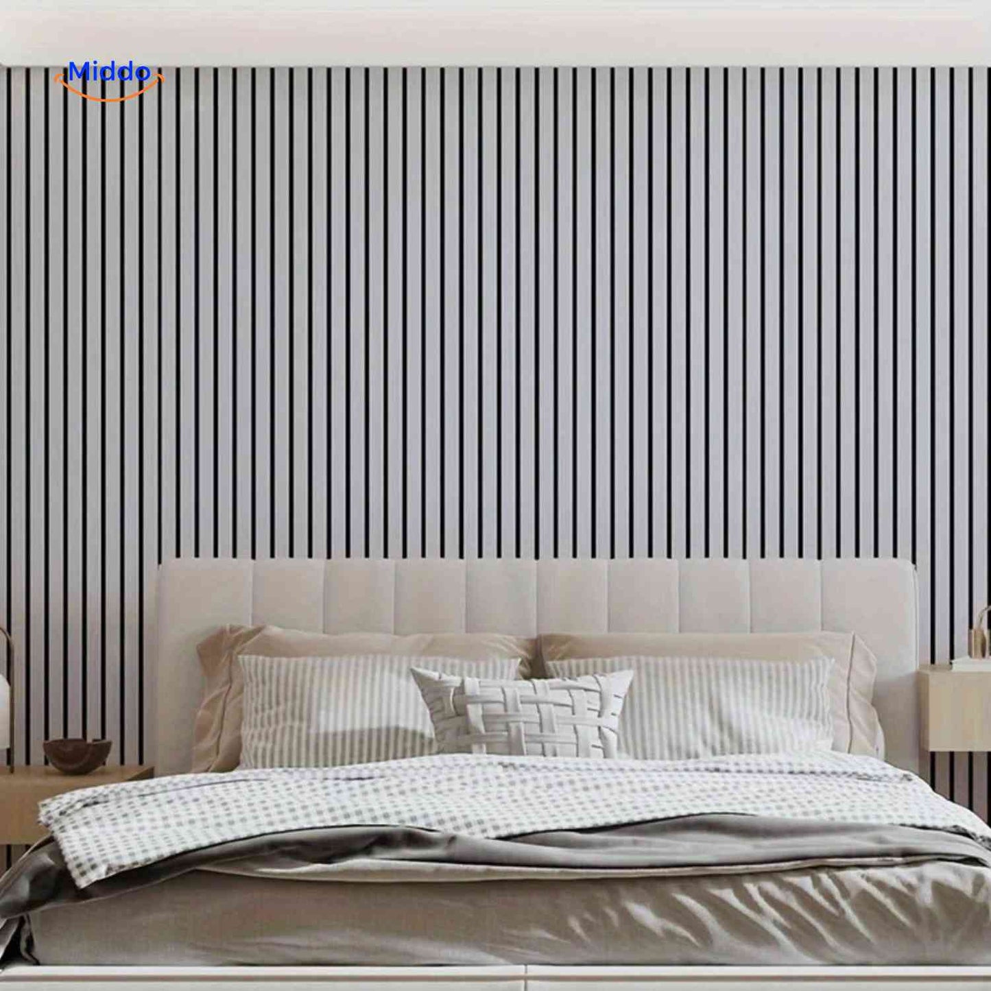 Woodline™ Wall Panels | 3D Effect, Wood Texture, Self-Adhesive