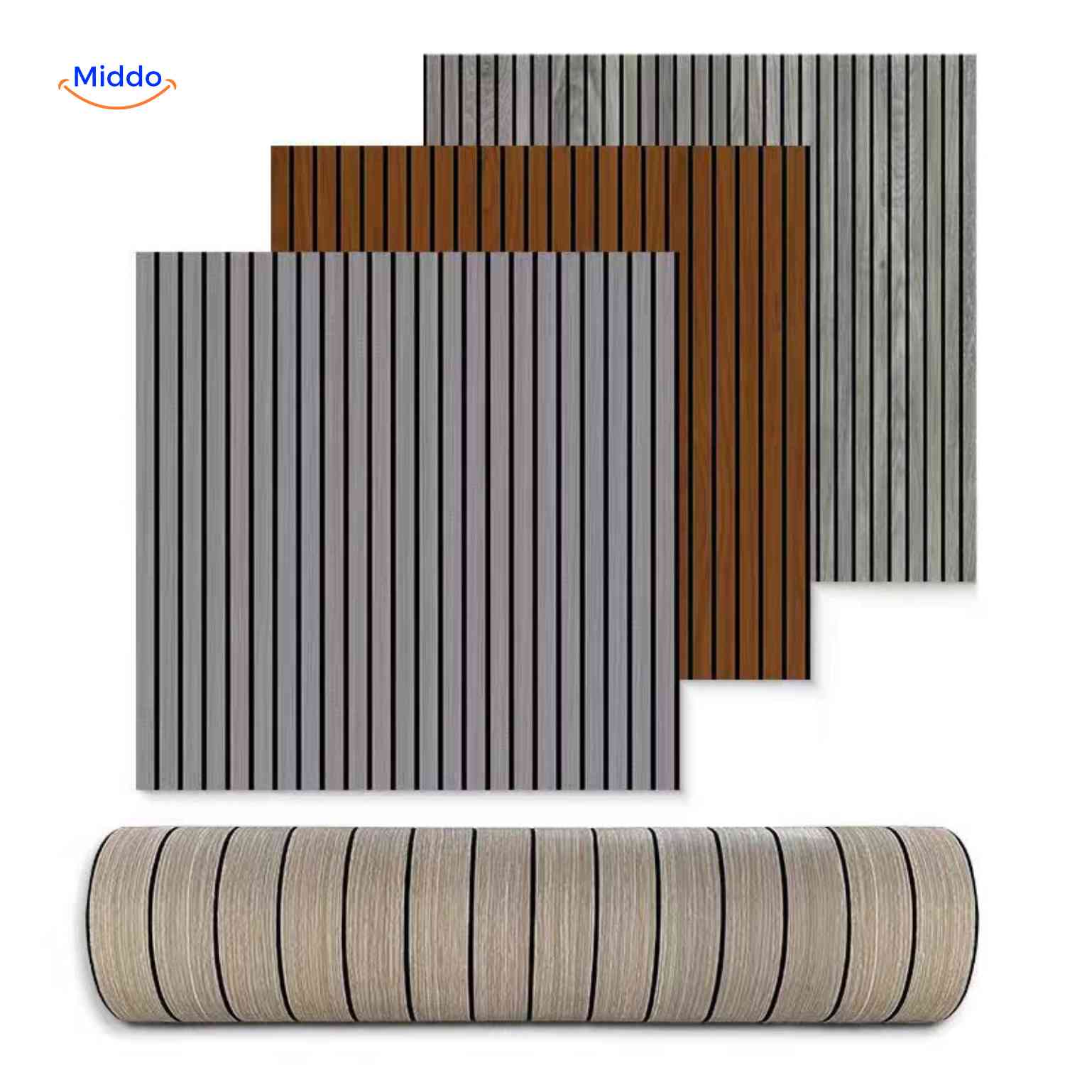 Woodline™ Wall Panels | 3D Effect, Wood Texture, Self-Adhesive