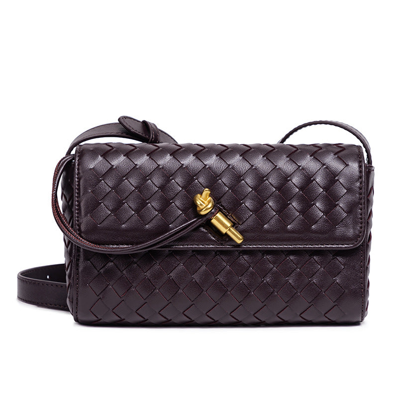 Woven Crossbody Clutch