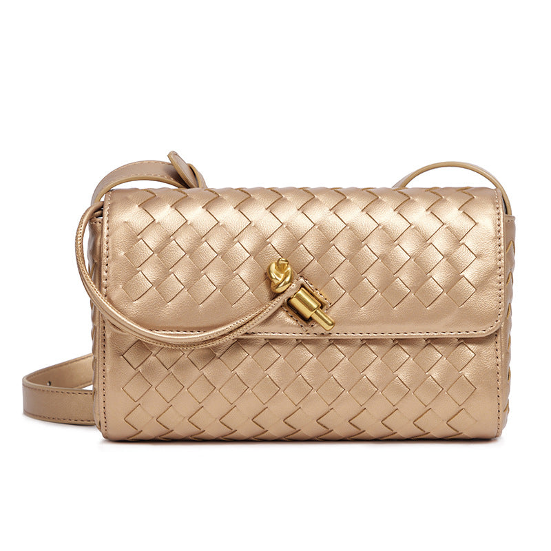 Woven Crossbody Clutch