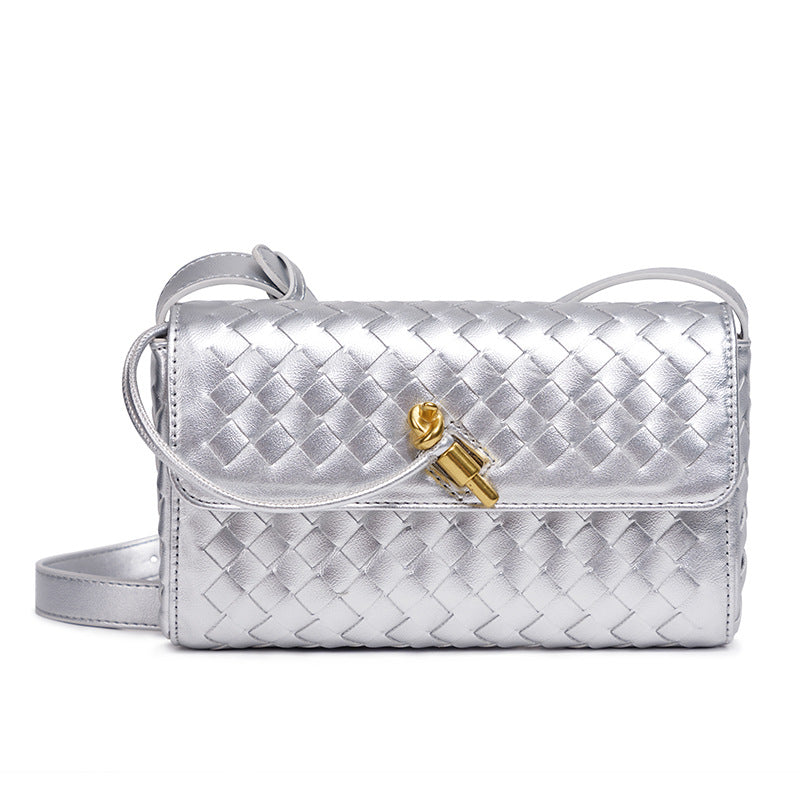 Woven Crossbody Clutch