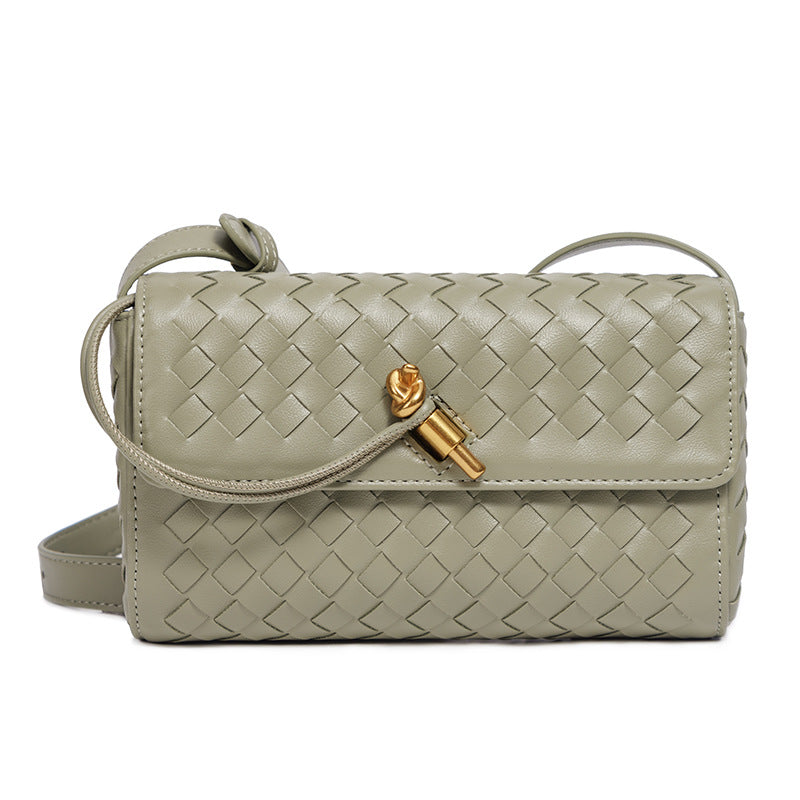 Woven Crossbody Clutch