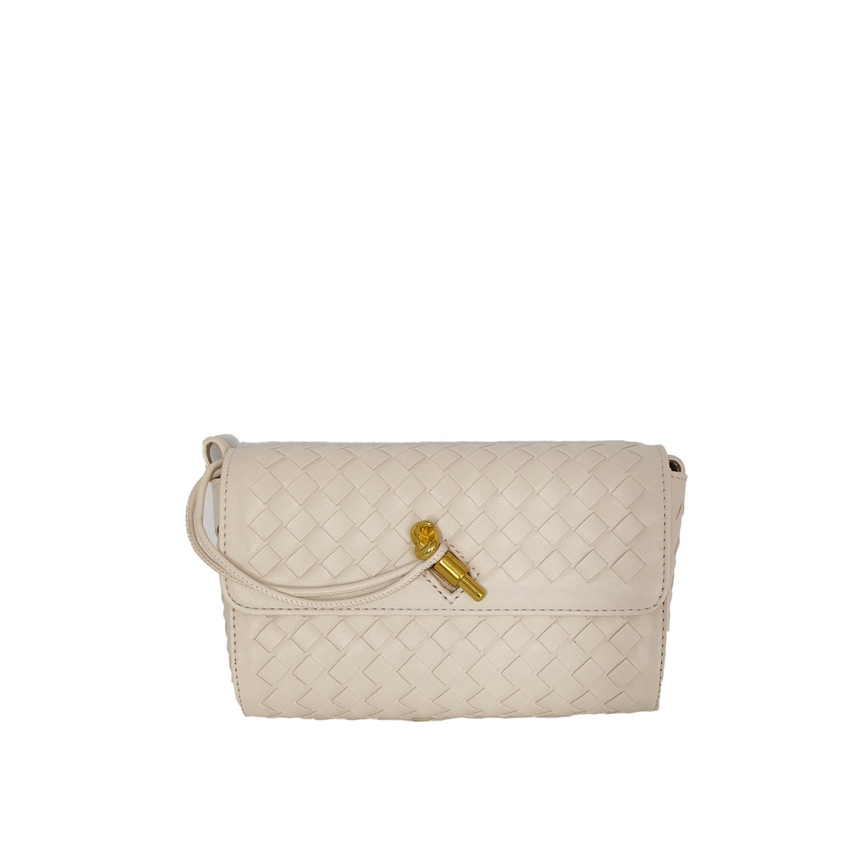 Woven Crossbody Clutch