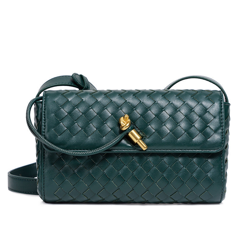 Woven Crossbody Clutch