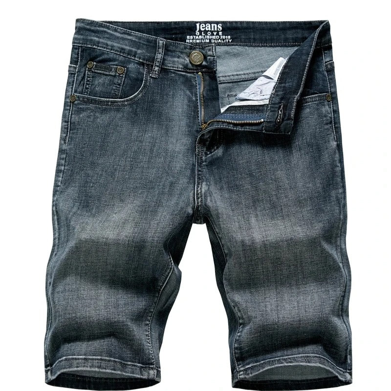 Image of Zane | Men's Straight Fit Denim Shorts