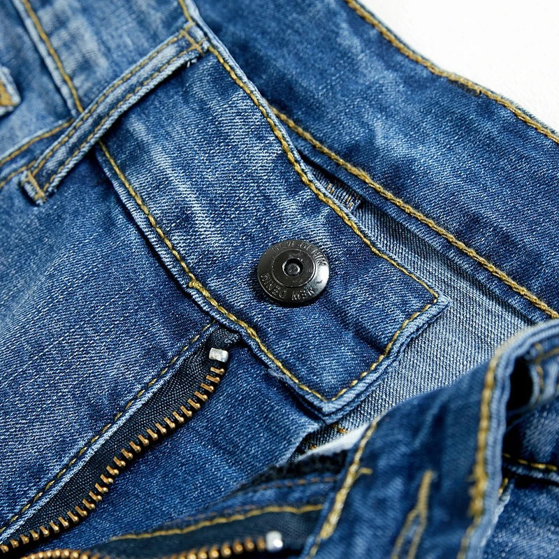 Image of Zane | Men's Straight Fit Denim Shorts